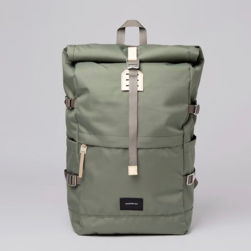 Sandqvist - Bernt "clover green" vatnsheldur bakpoki