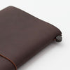 Traveler´s passport size Notebook – dökkbrún