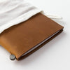 Traveler´s passport size Notebook – ljósbrún