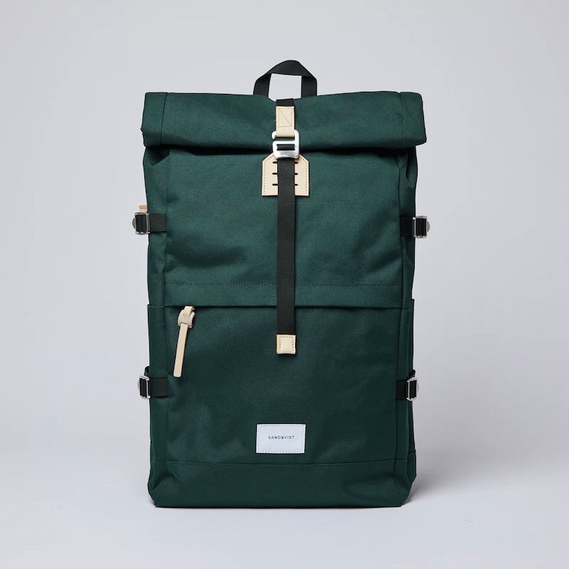 Sandqvist - Bernt grænn vatnsheldur bakpoki
