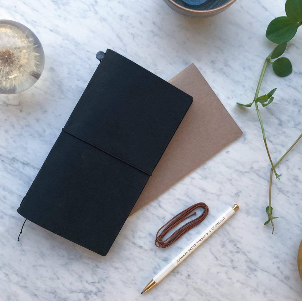 Traveler´s Notebook – svört