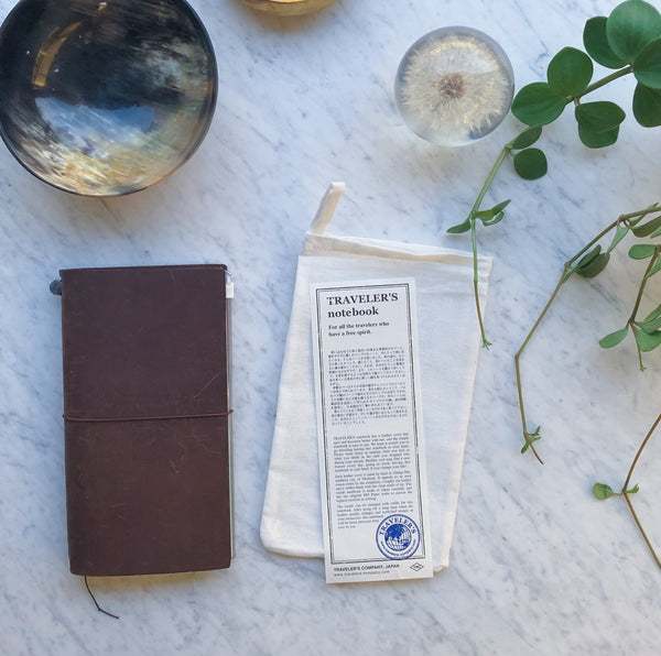 Traveler´s Notebook – dökkbrún