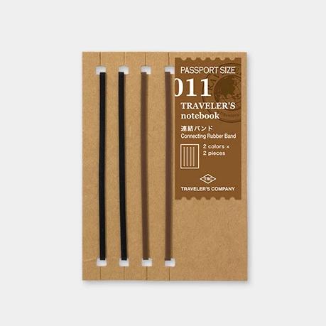 Traveler´s passport size Notebook – #11 Teygjur til að nota ef innvolsin eru 2 eða fl.