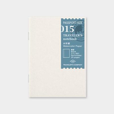 Traveler´s passport size Notebook – #15 Watercolor paper