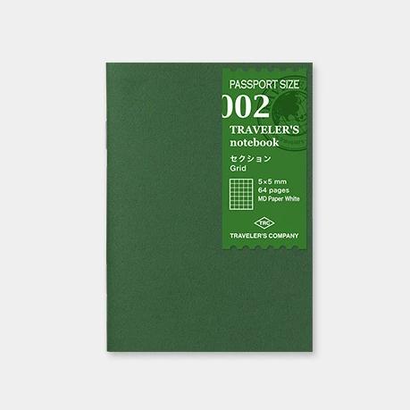 Traveler´s passport size Notebook – #2 Rúðustrikuð bók